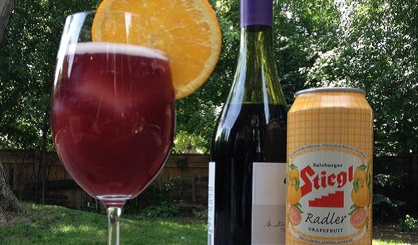 30 Second Sangria. It's 2 ingredients, and a hit at any party! | YummyMummyClub.ca