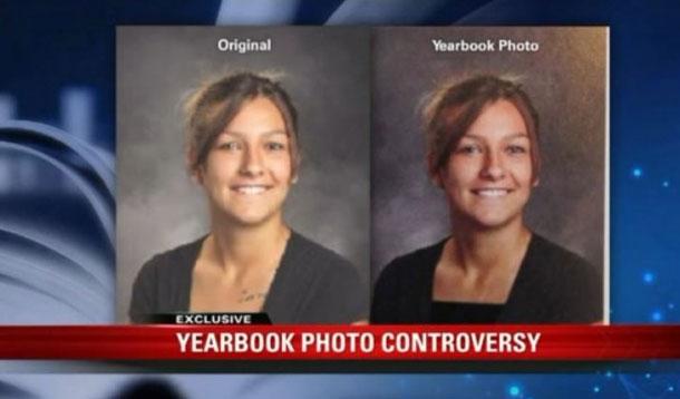 yearbook retouched photos from high school