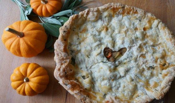 easy turkey pot pie from leftovers 