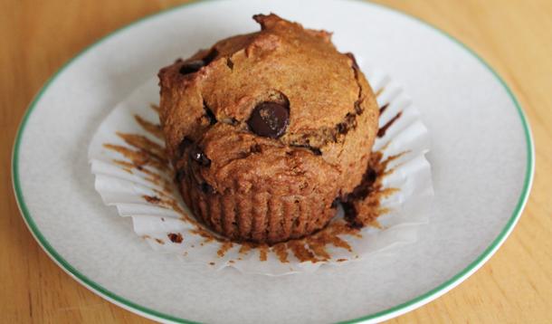 Vegan, Gluten-Free Pumpkin Chocolate Chip Muffin Recipe