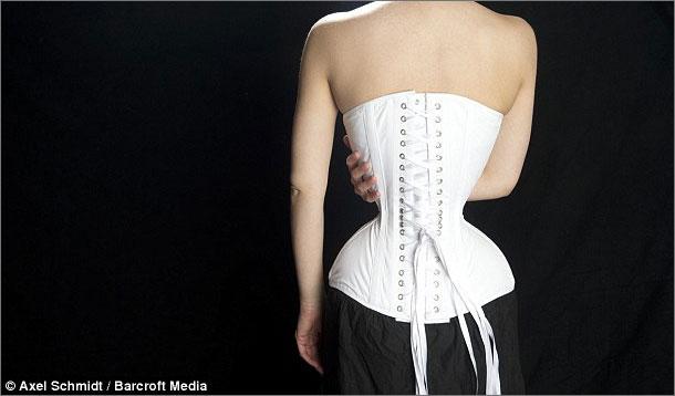 Corset-Wearing Woman's Shockingly Shrunken Waist 