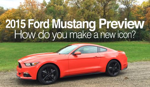 2015 Ford Mustang Preview - How do you make a new icon?