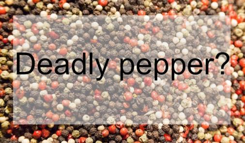 Are pink peppercorns deadly for those with nut allergies?