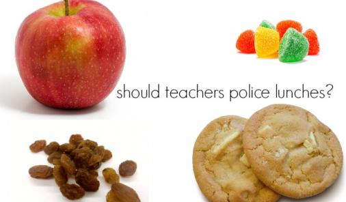 Should teacher's make rules about what kids are allowed to eat as snacks at school?