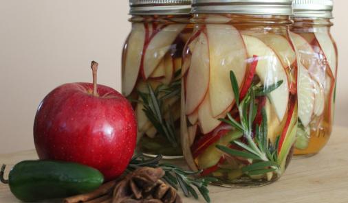 Pickled apples are a delicious and versatile treat