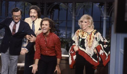 Joan Rivers hosting the Tonight Show