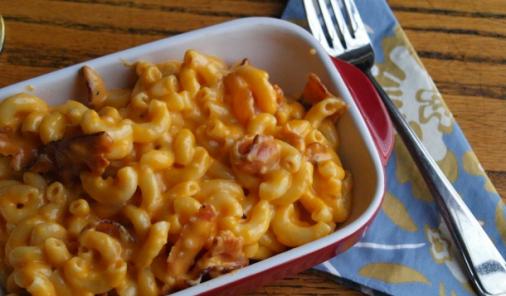 Bacon Whiskey Mac and Cheese