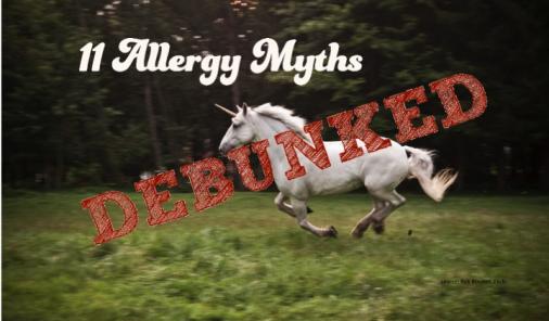 allergy myths debunked