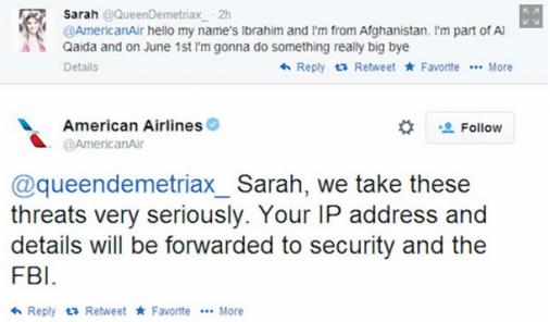 american airlines tweet hoax