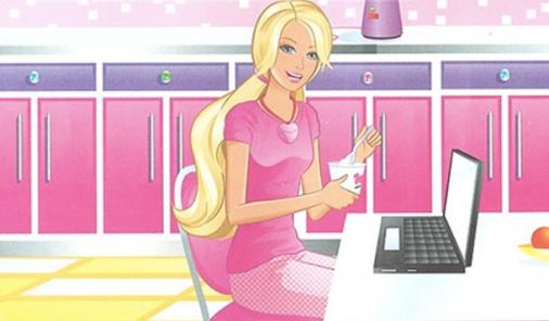 Barbie, computer, video games