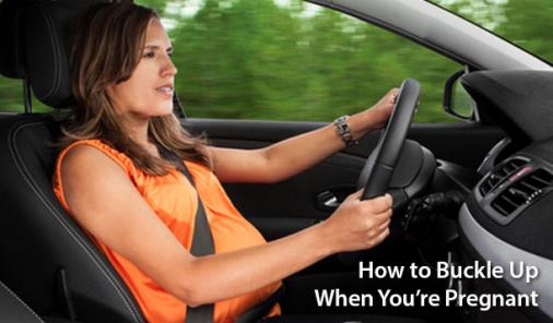 how to buckle up when pregnant