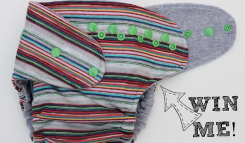 Stripe it Lucky Cloth Diaper Giveaway
