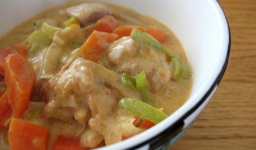Creamy Chicken Carrot Stew Recipe
