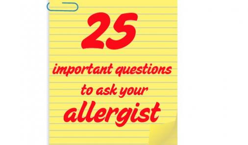 25 Important Questions to Ask Your Allergist