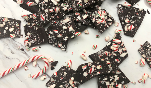 Dark Chocolate Peppermint Bark