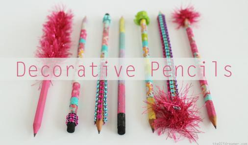 Kid-Friendly Craft: Decorative Pencils