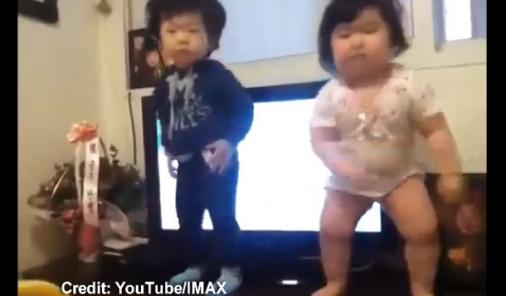 korean babies dancing