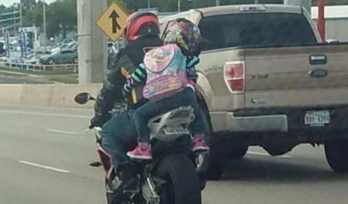 Children as passengers on motorcycles | YummyMummyClub.ca