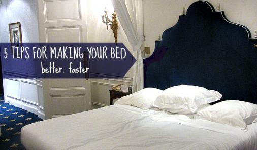 5 Tips for Making Your Bed
