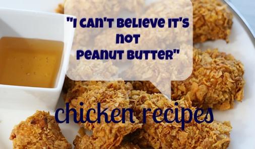 can't believe it's not peanut butter chicken recipes