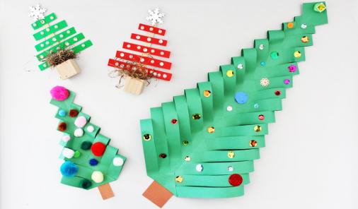 Christmas tree craft for kids 