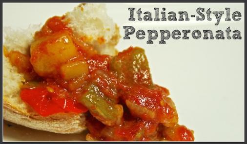 italian style pepperonata