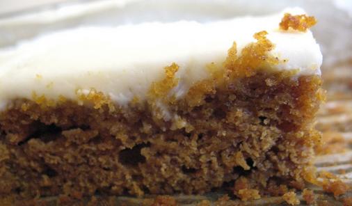 Pumpkin Squares with Cream Cheese Icing Recipe
