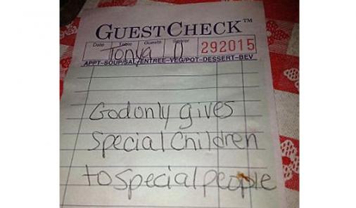 bill paid for child with special needs
