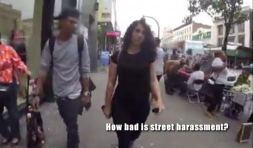 woman gets harassed on the street