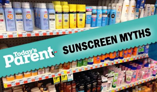 todays parent sunscreen myths