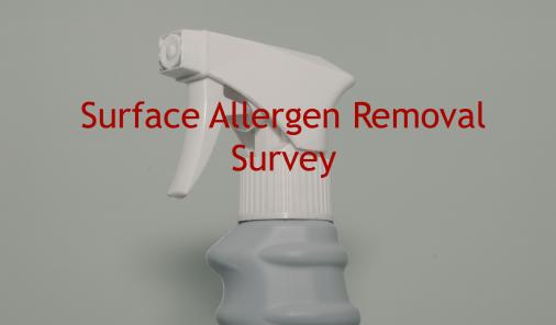 surface allergen removal survey