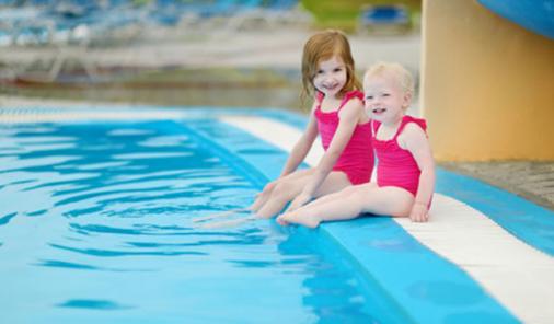 toddlers swimming