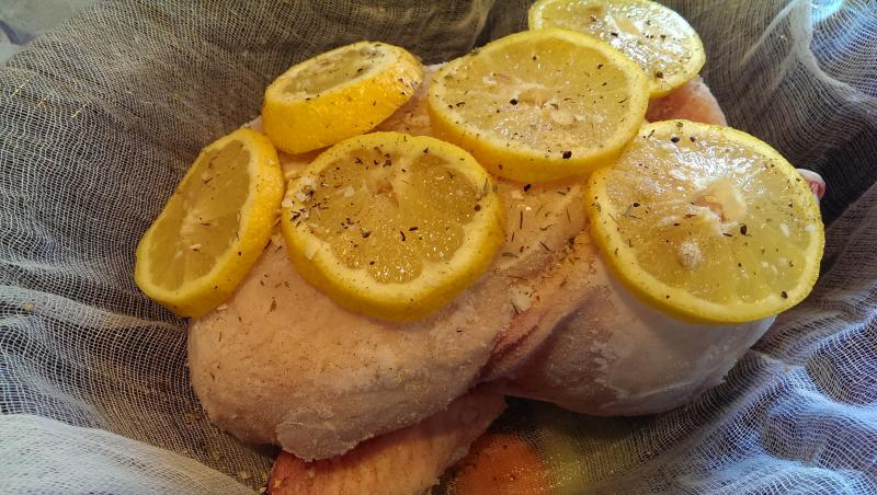 The easiest hot weeknight dinner you'll ever make with a whole chicken! No thawing required with this fast melt-in-your-mouth crockpot lemon chicken recipe. | slow cooker | school meals | 