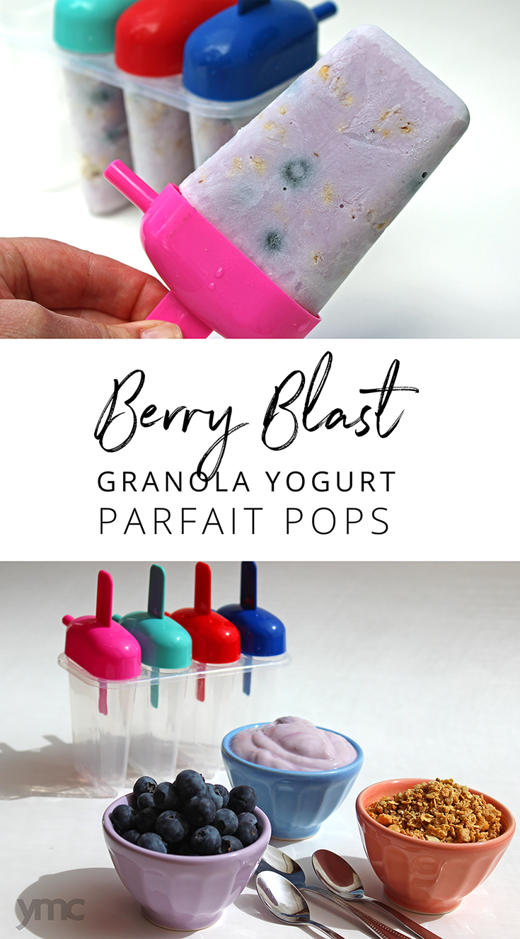 These parfait-like Berry Blast Granola Yogurt Parafait pops have become the most-requested breakfast item. I’m thrilled because they are so easy to make and super nutritious too.