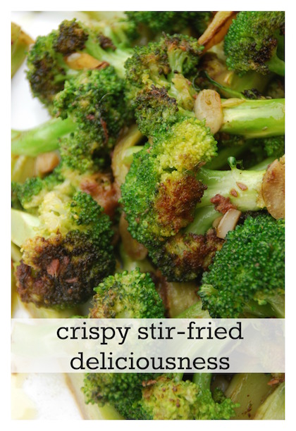 pan seared broccoli 