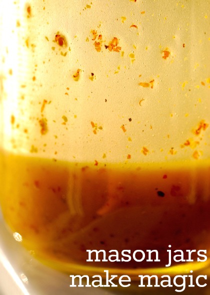 mason jar dressing