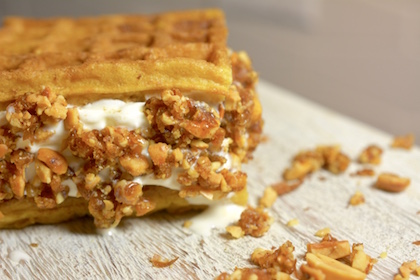 Cake Waffle Ice Cream Sandwiches | YummyMummyClub.ca