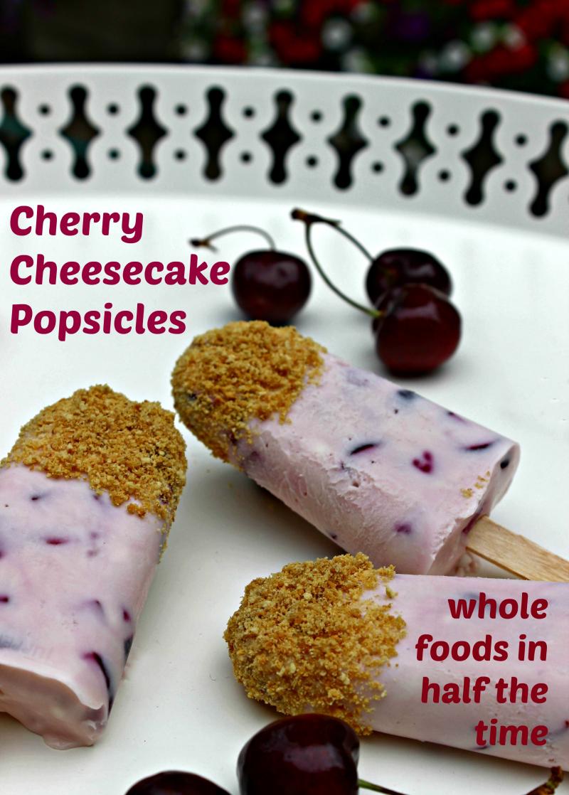 Frozen Cherry Cheesecake Pops | YummyMummyClub.ca 