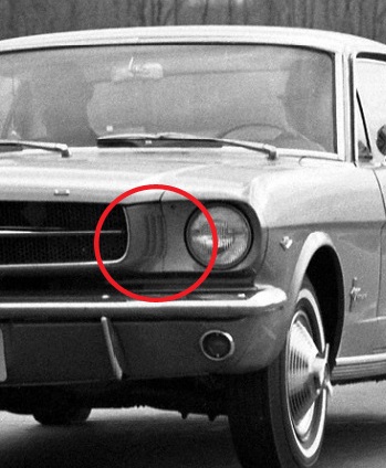 1965 Ford Mustang gills