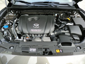2014 Mazda3 engine bay