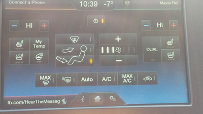 MKZ dual climate control