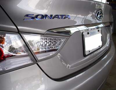 2013 Hyundai Sonata Hybrid rear