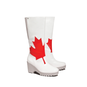 Erica Ehm Rockport Canada Olympic Rain Boots