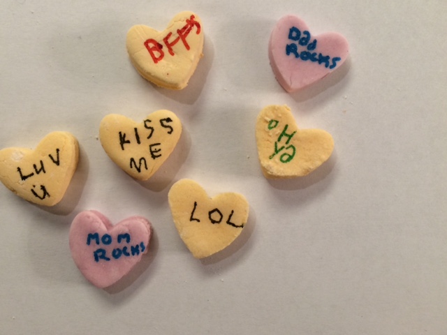 How to Make Candy Conversation Hearts