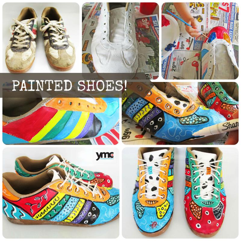How to make painted shoes.